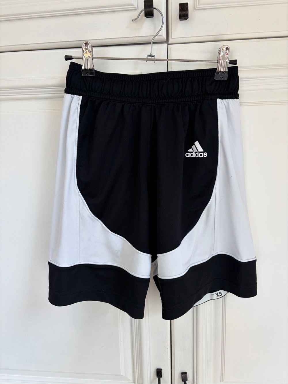 Adidas women’s Black & White Athletic Shorts